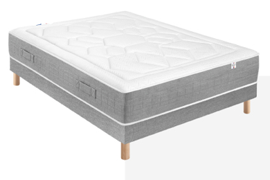 Matelas et sommier Bailleul literie pack Random